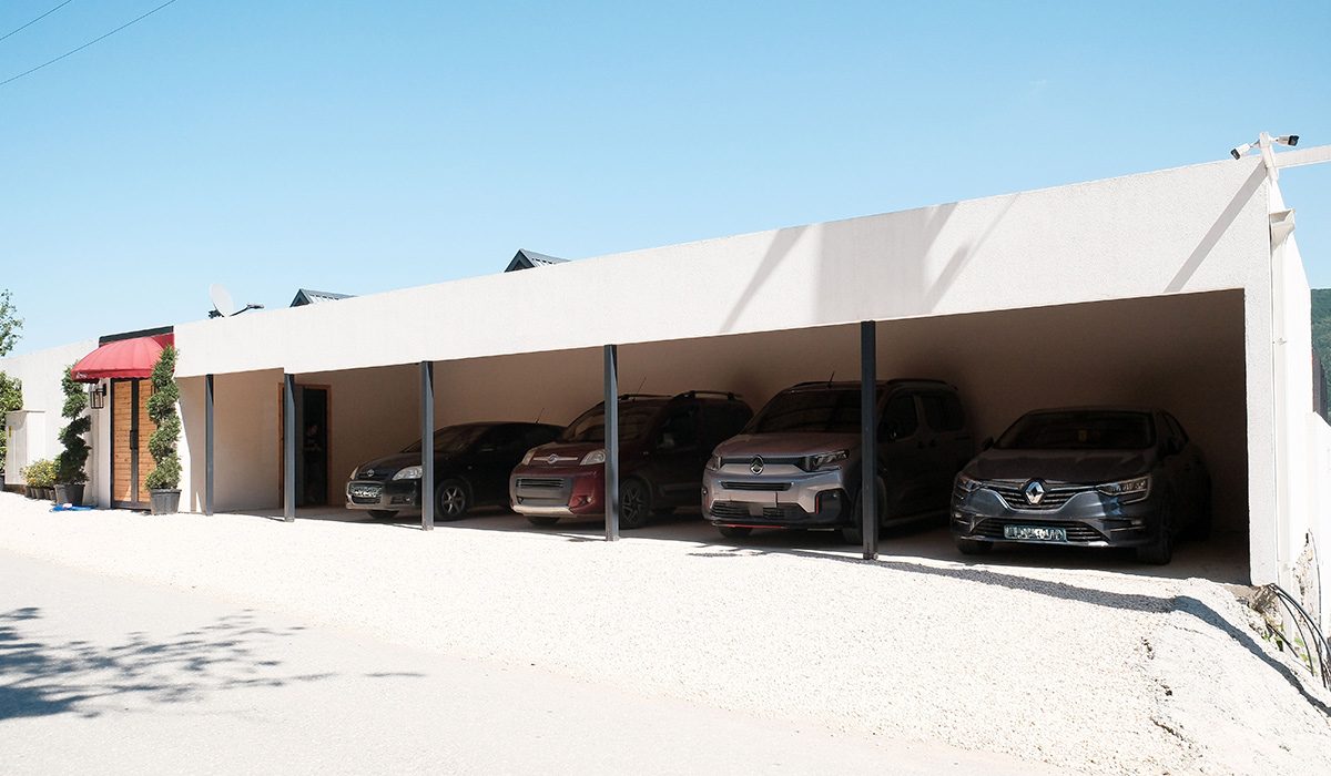 Sapanca Vina kapalı otopark alanı